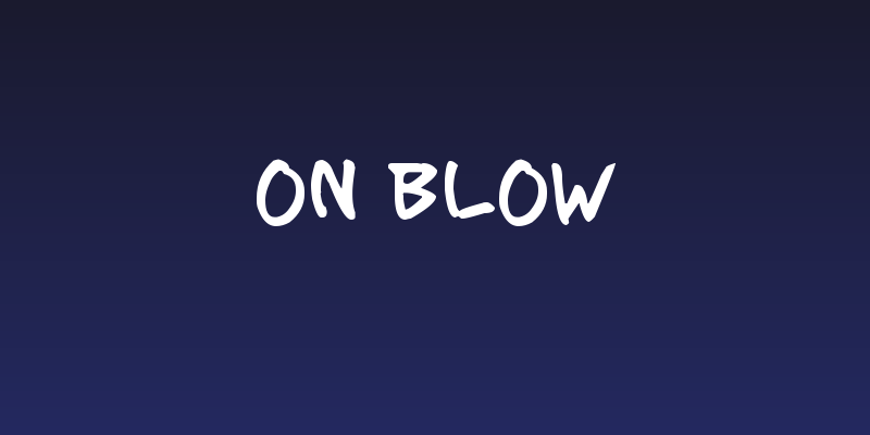on blow Social Header