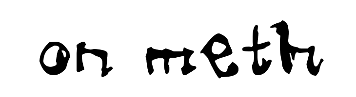 on meth  免费字体下载