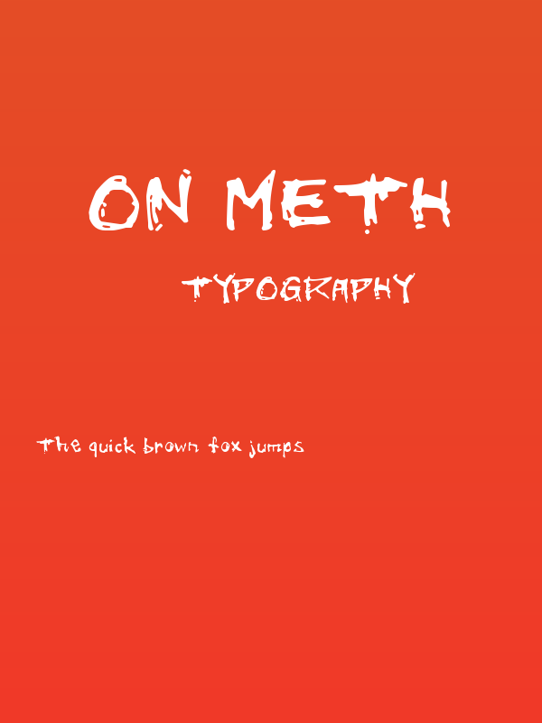 on meth Poster