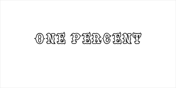 one percent Logo