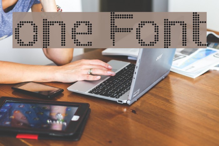 one Font examples