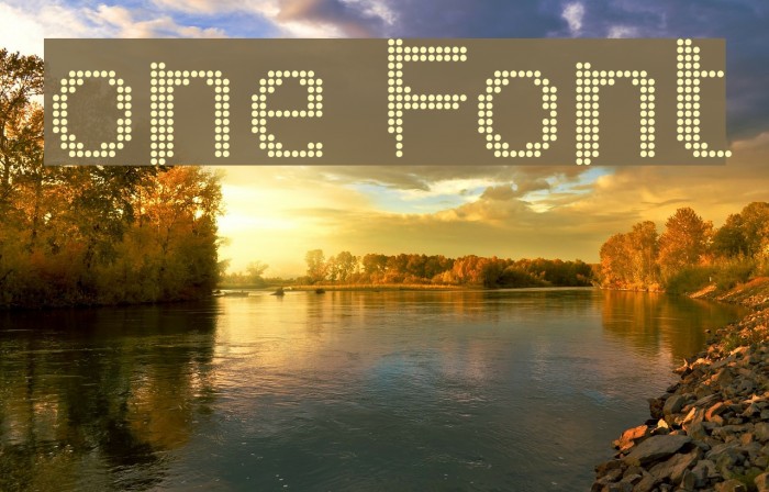 one Font examples