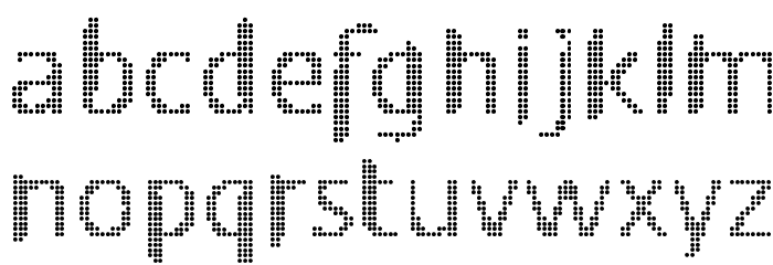 one Font LOWERCASE