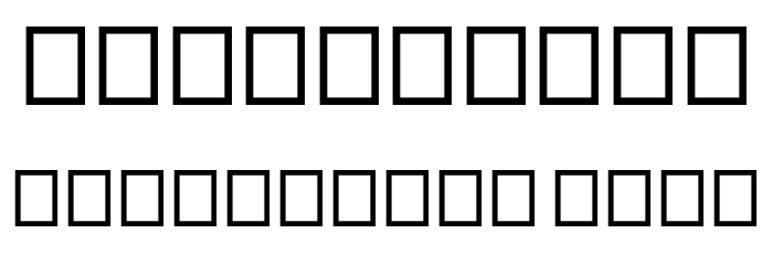 onelove Font OTHER CHARS