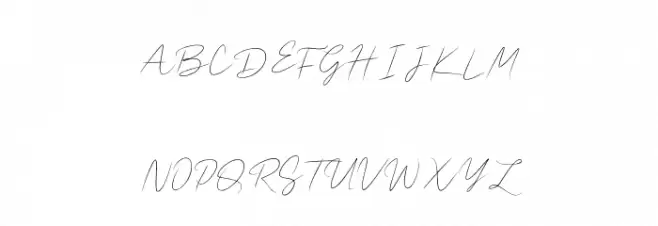 onelover Schriftart Groß