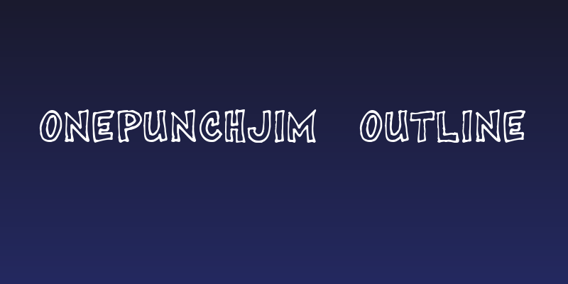 onepunchJim   outline Social Header