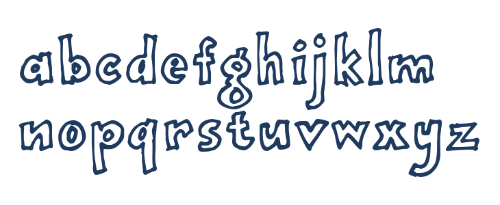 onepunchJim   outline Lowercase