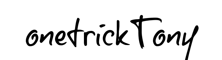 onetrickTony  免费字体下载
