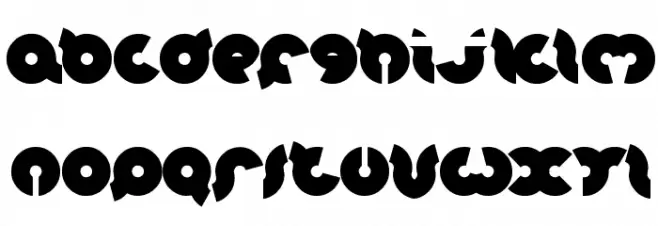 onion rings خط أحرف صغيرة