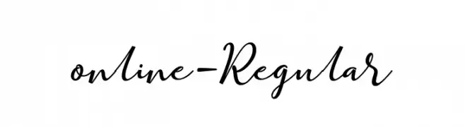 online-Regular  Frei Schriftart Herunterladen