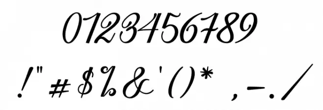 online-Regular Font OTHER CHARS