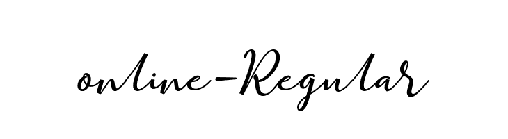 online-Regular  Descarca Fonturi Gratis