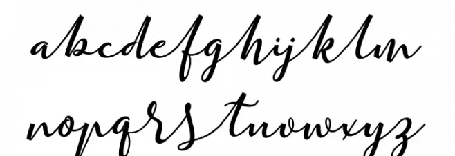 online-Regular 字体 小写