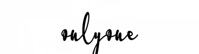 onlyone  Fuentes Gratis Descargar
