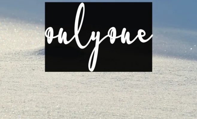 onlyone Example 2