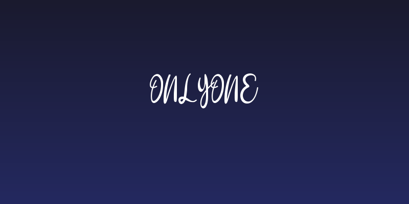 onlyone Social Header