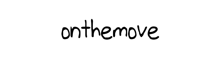 onthemove Font