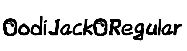 OodiJackO Regular  Descarca Fonturi Gratis