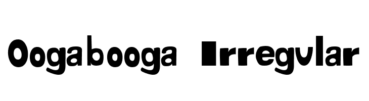 Oogabooga Irregular  Descarca Fonturi Gratis