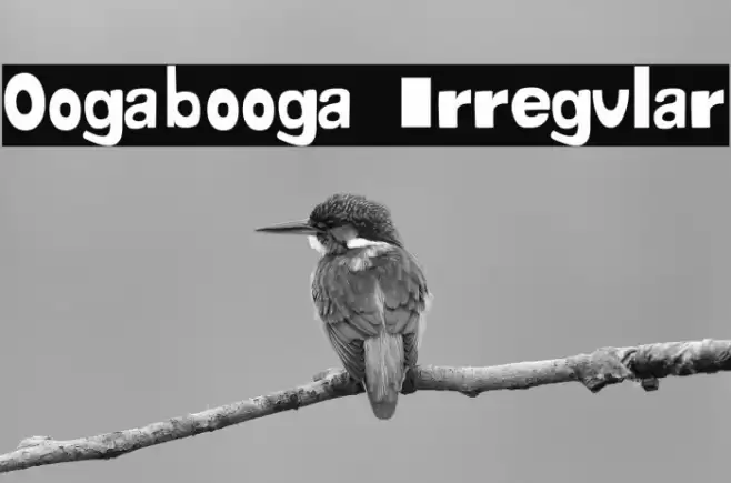 Oogabooga Irregular Font examples
