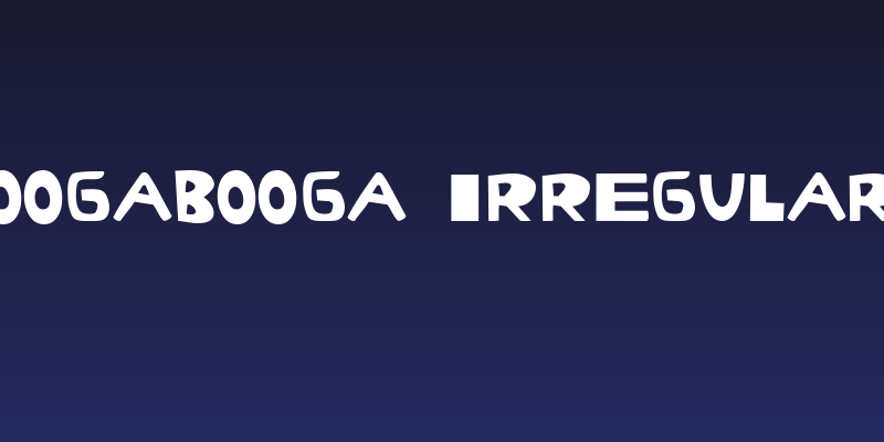 Oogabooga Irregular Social Header