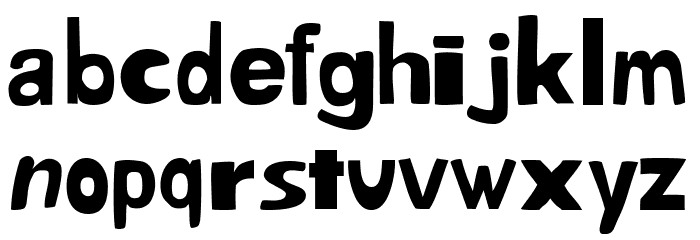 Oogabooga Irregular Polices MINUSCULES