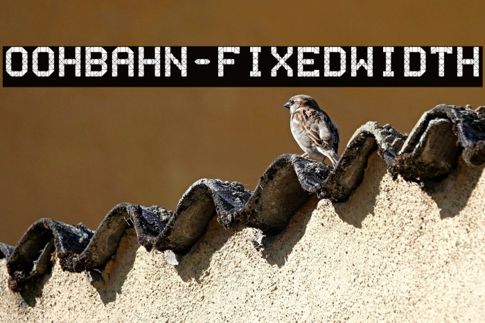 OohBahn-FixedWidth Example 1