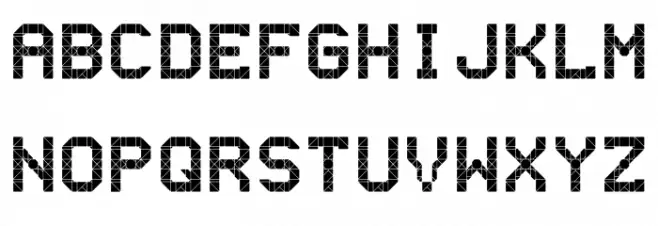OohBahn-FixedWidth फ़ॉन्ट लोअरकेस