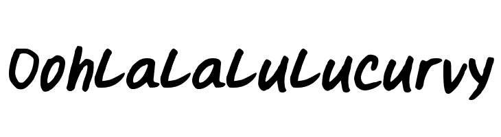 Oohlalalulucurvy Font