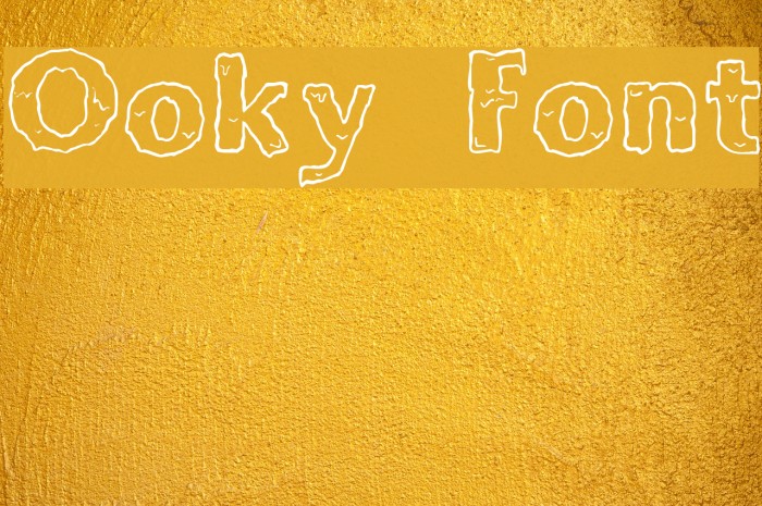 Ooky Font examples