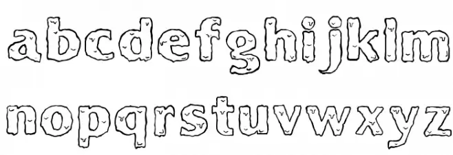 Ooky Caratteri MINUSCOLO