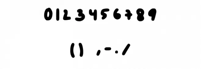 Oolfy Regular Шрифта ДРУГИЕ символов