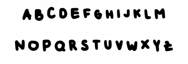 Oolfy Regular Шрифта ВЕРХНИЙ