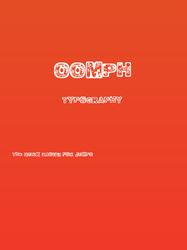 Oomph Poster