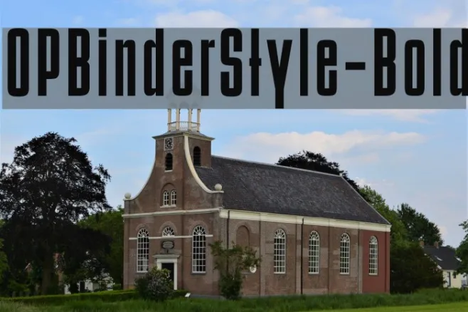 OPBinderStyle-Bold Example 3