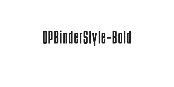 OPBinderStyle-Bold Logo