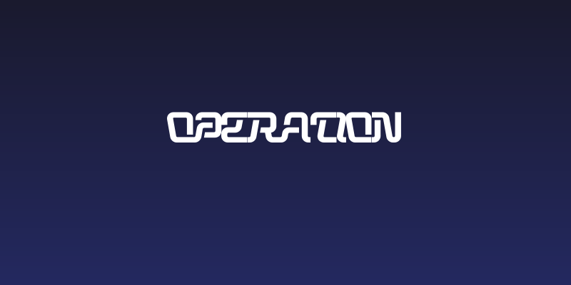 OPERATION Social Header