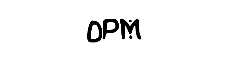 OPM  font caratteri gratis