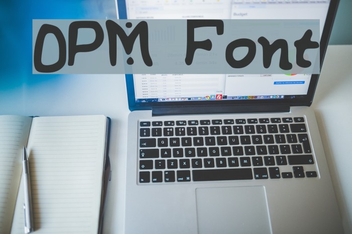 OPM Font examples