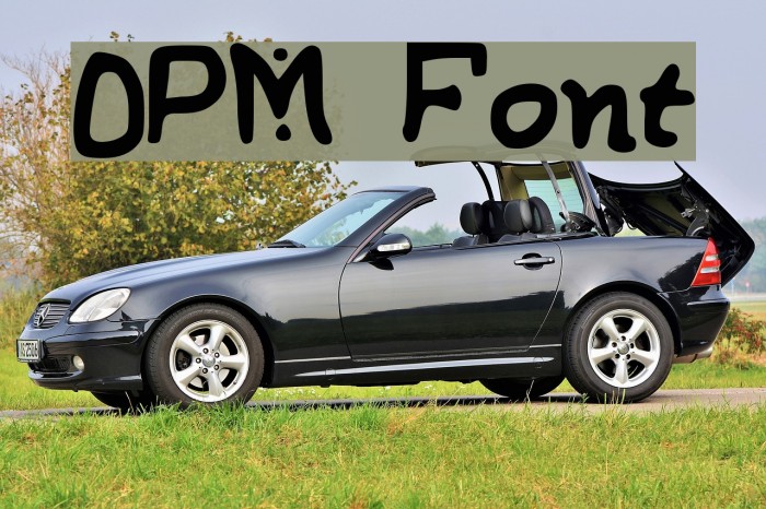 OPM Font examples