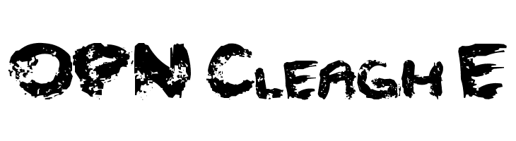 OPN Cleagh E  font caratteri gratis