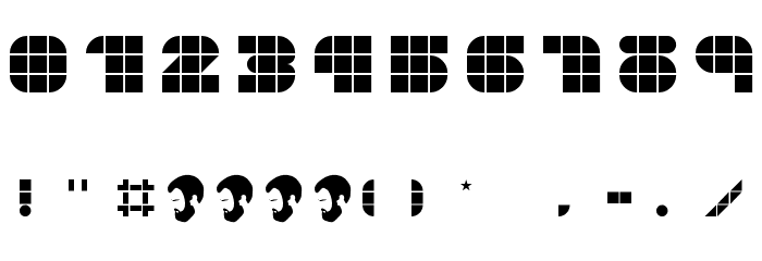 OPN DunPeel Heat Font OTHER CHARS