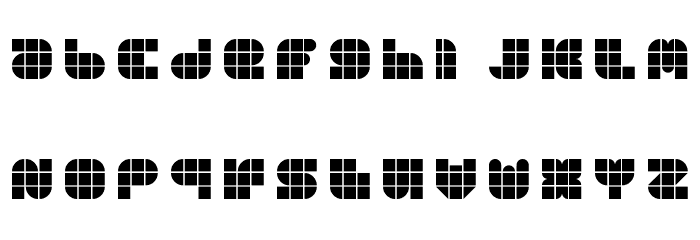 OPN DunPeel Heat Font LOWERCASE