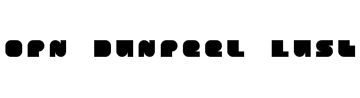OPN DunPeel Lust Font