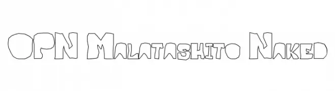 OPN Malatashito Naked  baixar fontes gratis