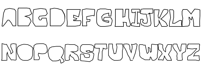 OPN Malatashito Naked Font LOWERCASE