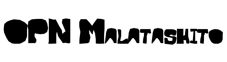 OPN Malatashito Font