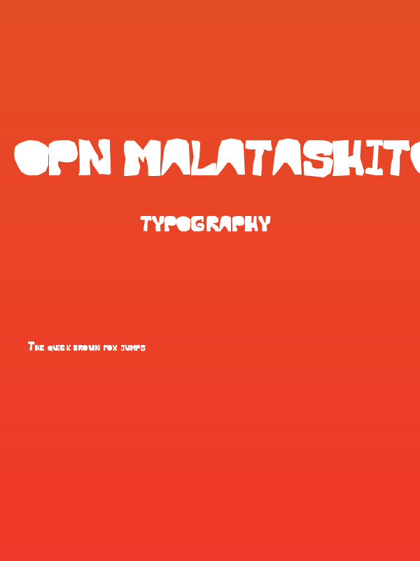 OPN Malatashito Poster