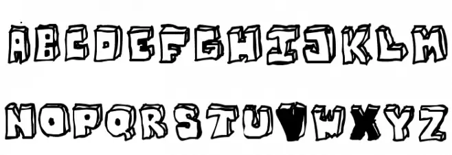 OPN StunFillaWenkay Schriftart Groß
