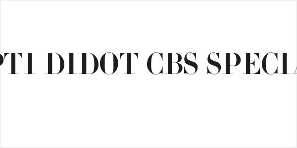OPTI Didot CBS Special Logo